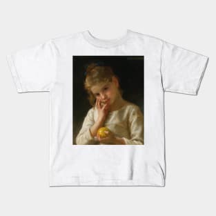 Le Citron by William-Adolphe Bouguereau Kids T-Shirt